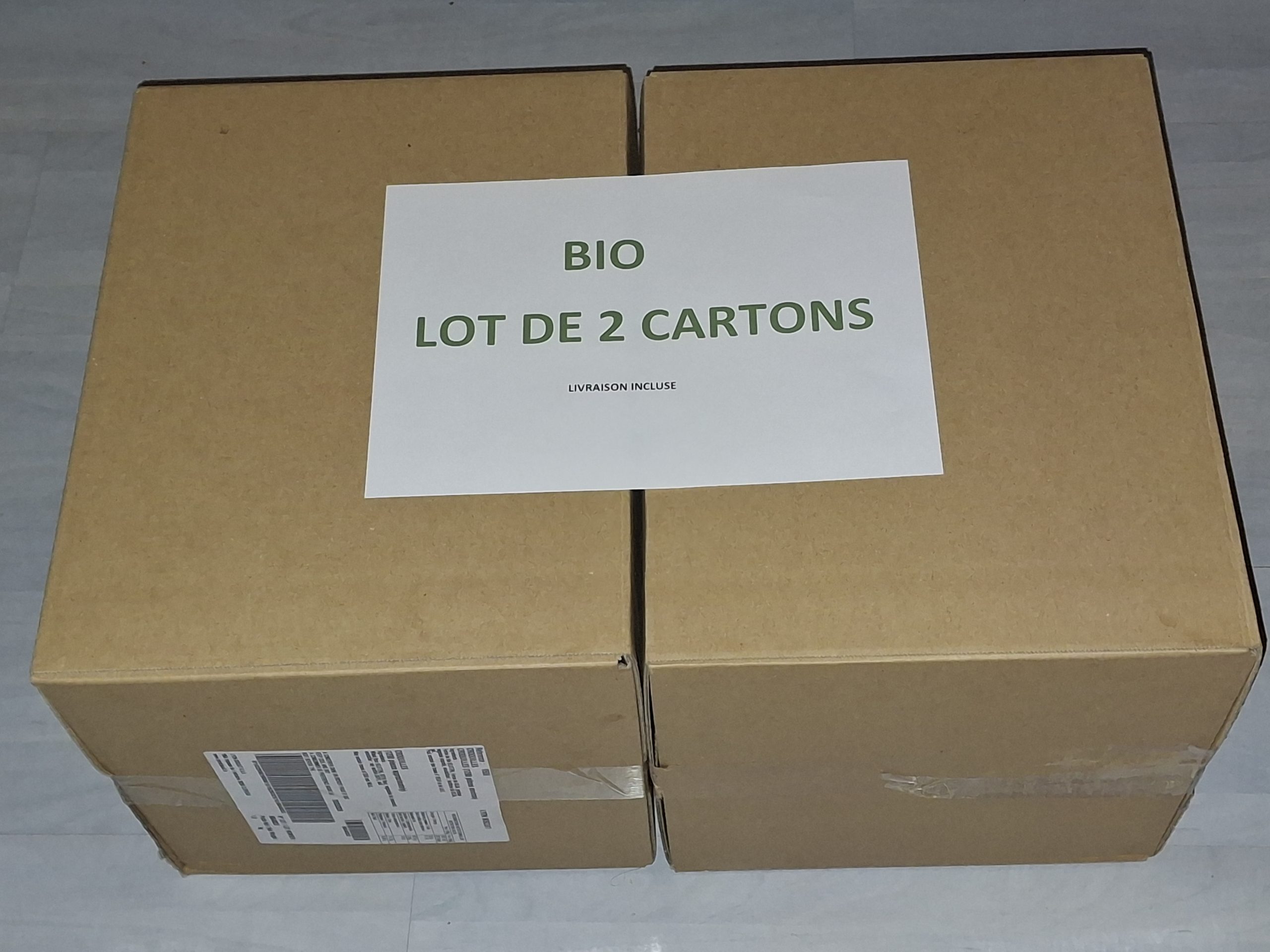 2 cartons bio